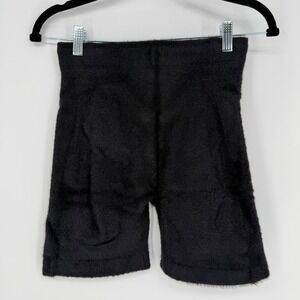 GYMSHARK X WHITNEY SIMMONS EYELASH KNIT SHORTS BLACK SMALL LOUNGEWEAR